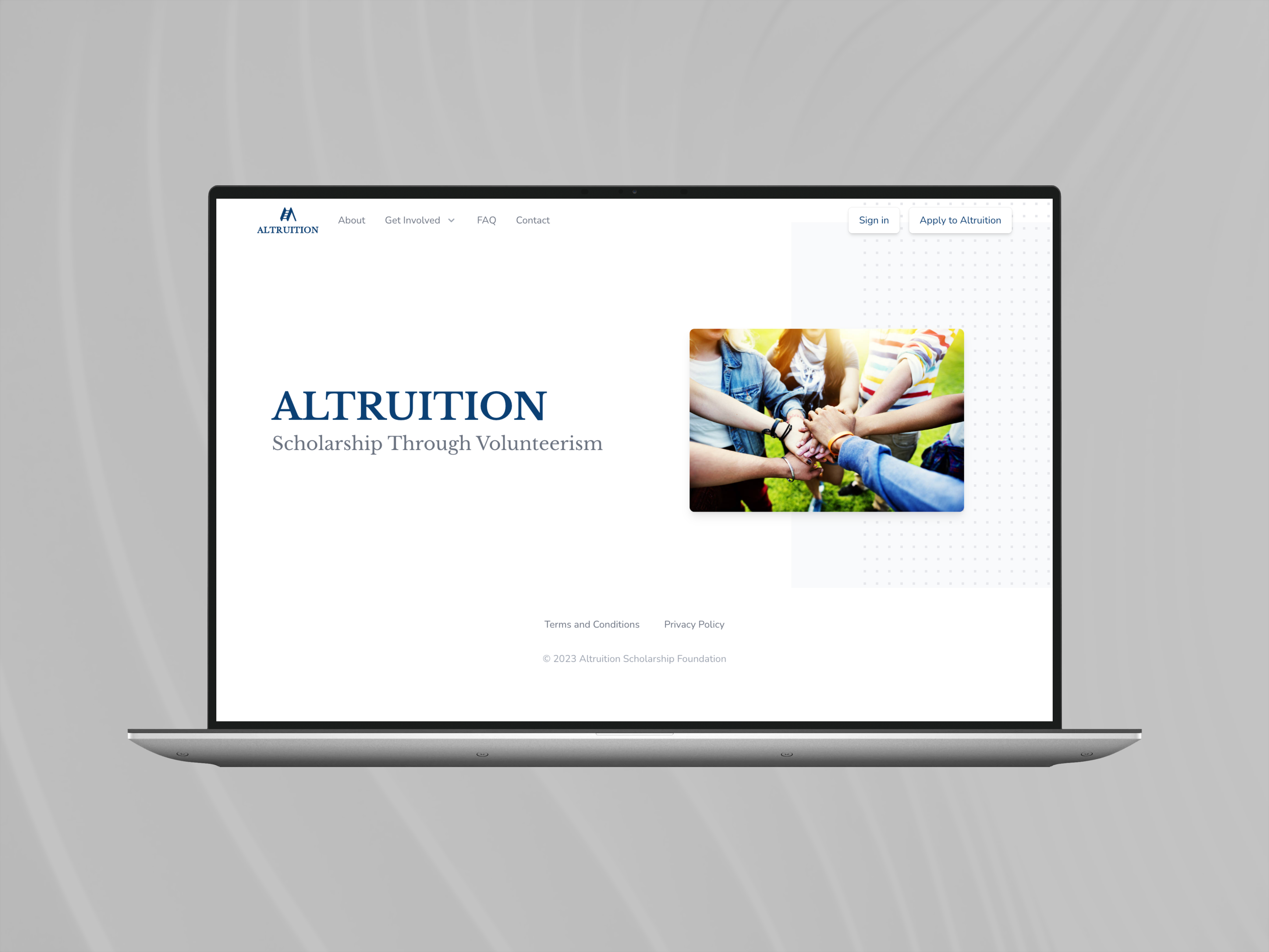 Altruition wireframes and requirements discovery